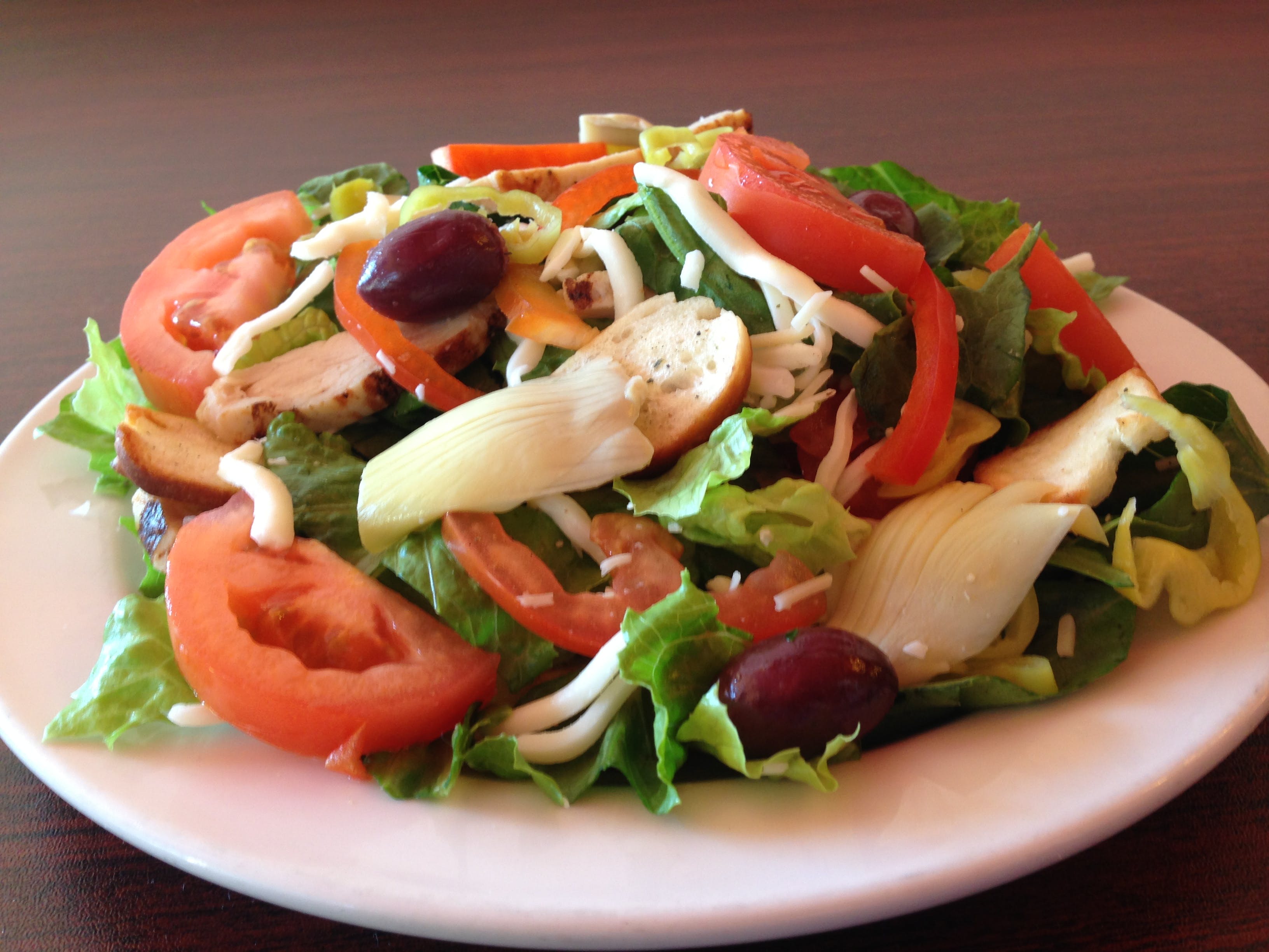 Order Italian Salad with Chicken - Small food online from Domino's Pizza store, Newark on bringmethat.com