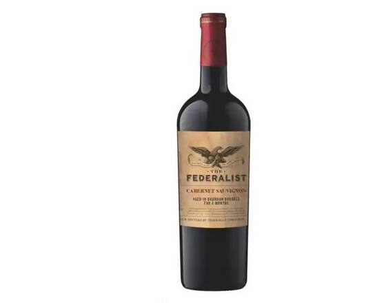 Order The Federalist, Cabernet Sauvignon Aged In Bourbon Barrels Lodi (2017) · 750 mL food online from House Of Wine store, New Rochelle on bringmethat.com