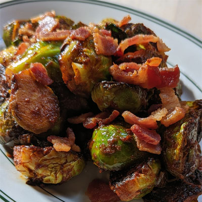 Order Barbacoa Brussel Sprouts  food online from Antique Bar & Bakery store, Hoboken on bringmethat.com