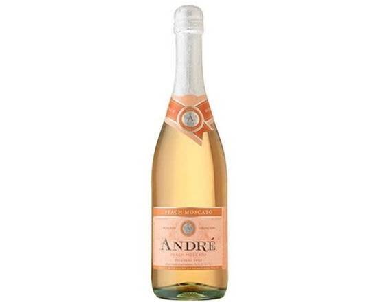Order Andre Peach Moscato, 750mL bottle (7.5% ABV) food online from Central Liquor Market store, Los Angeles on bringmethat.com