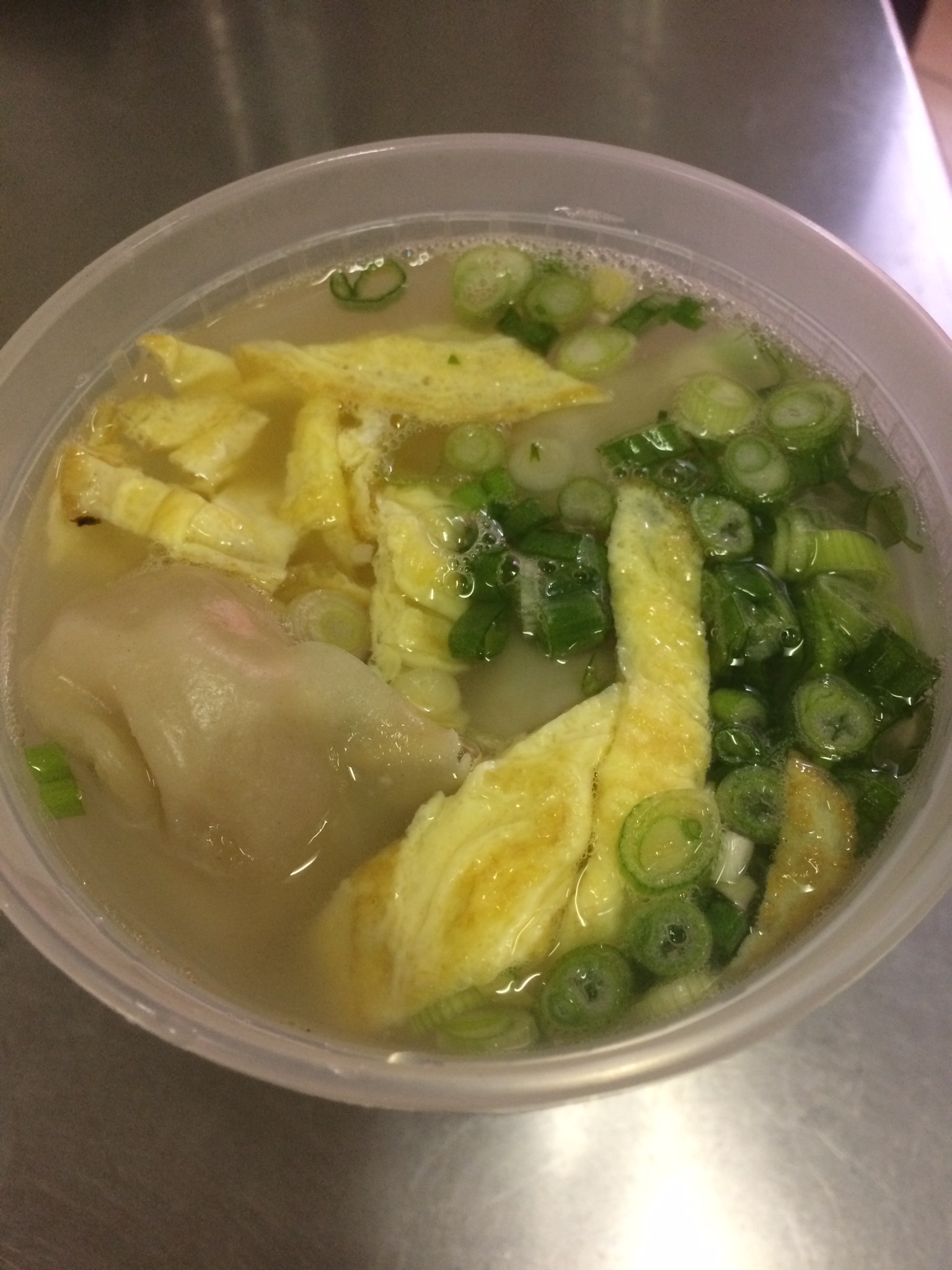 Order Wonton Soup food online from No. 1 Chef store, Gardena on bringmethat.com