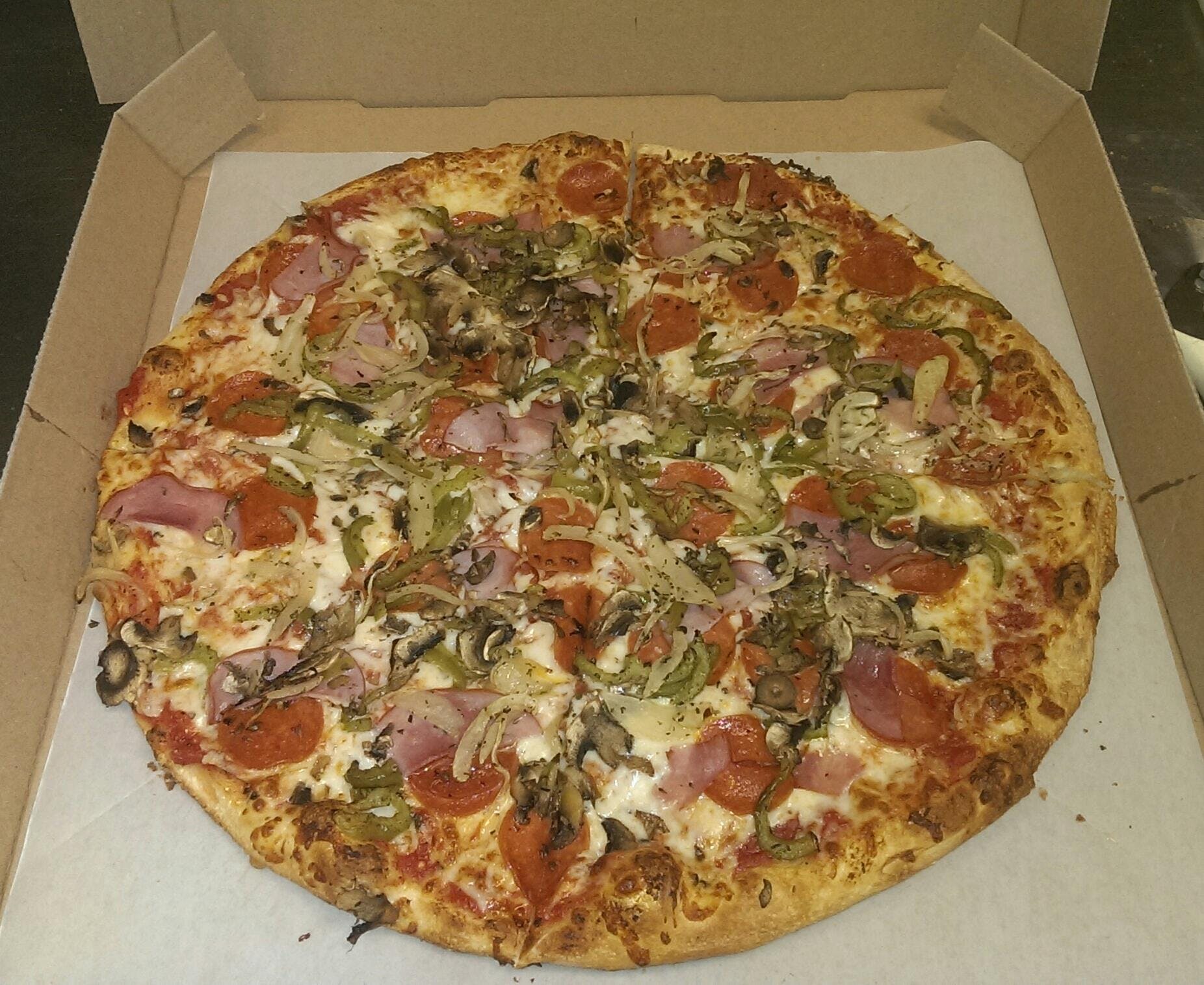 Order Bella Special Pizza - Small 12'' (Feeds 1-2) food online from Bella Pizza & Pasta store, Mesa on bringmethat.com