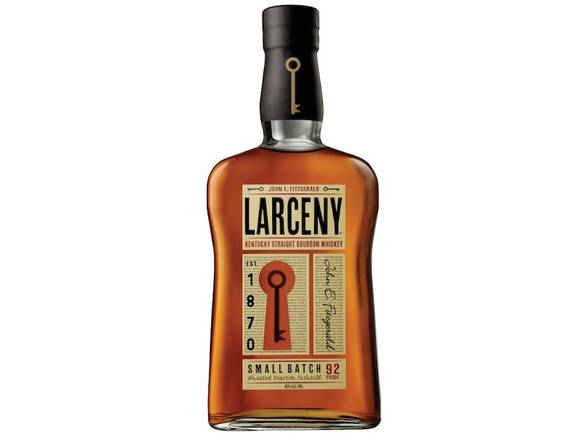 Order Larceny Small Batch Bourbon - 750ml Bottle food online from Josh Wines & Liquors Inc store, New York on bringmethat.com
