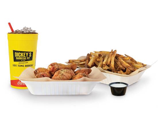 Order 6 Pieces Wing Combo food online from Wing Boss store, Phoenix on bringmethat.com