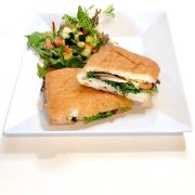 Order Veggie Panini food online from Crave Cafe store, West Hills on bringmethat.com