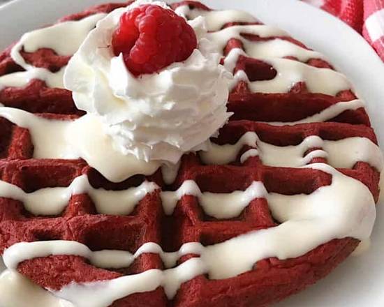 Order Red Velvet Waffle a la carte food online from Cleen Market store, Compton on bringmethat.com