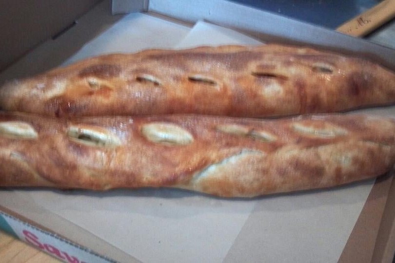 Order Italian Meat Stromboli (Family) food online from Italian Affair Pizza & Pasta store, North Cape May on bringmethat.com