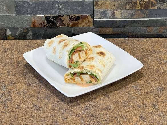 Order Crispy Chicken Spicy Buffalo Wrap food online from Natures Table Cafe store, Lake Mary on bringmethat.com