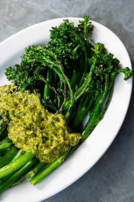 Order Grilled Broccolini food online from Vinatería store, New York on bringmethat.com