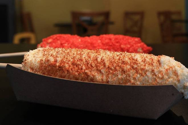 Order Elote food online from Guapos Taco store, Bakersfield on bringmethat.com