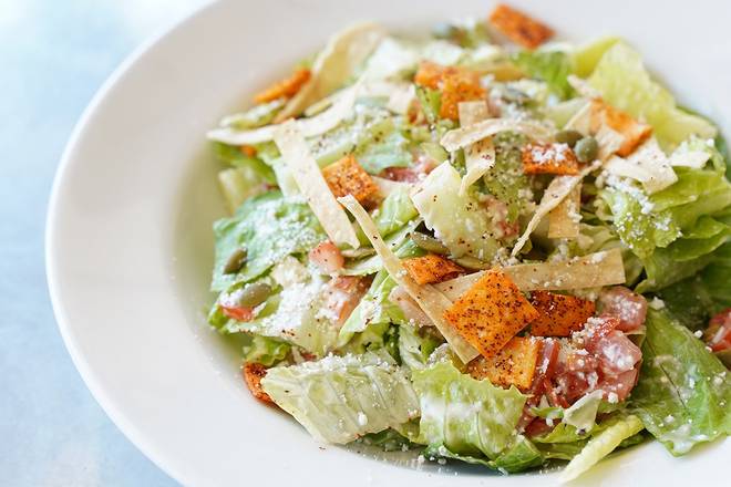 Order Half Numex Caesar Salad food online from Sharkys Woodfired Grill Mexican store, Newbury Park on bringmethat.com