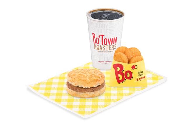Order Sausage Biscuit Combo food online from Bojangles store, Pittsboro on bringmethat.com