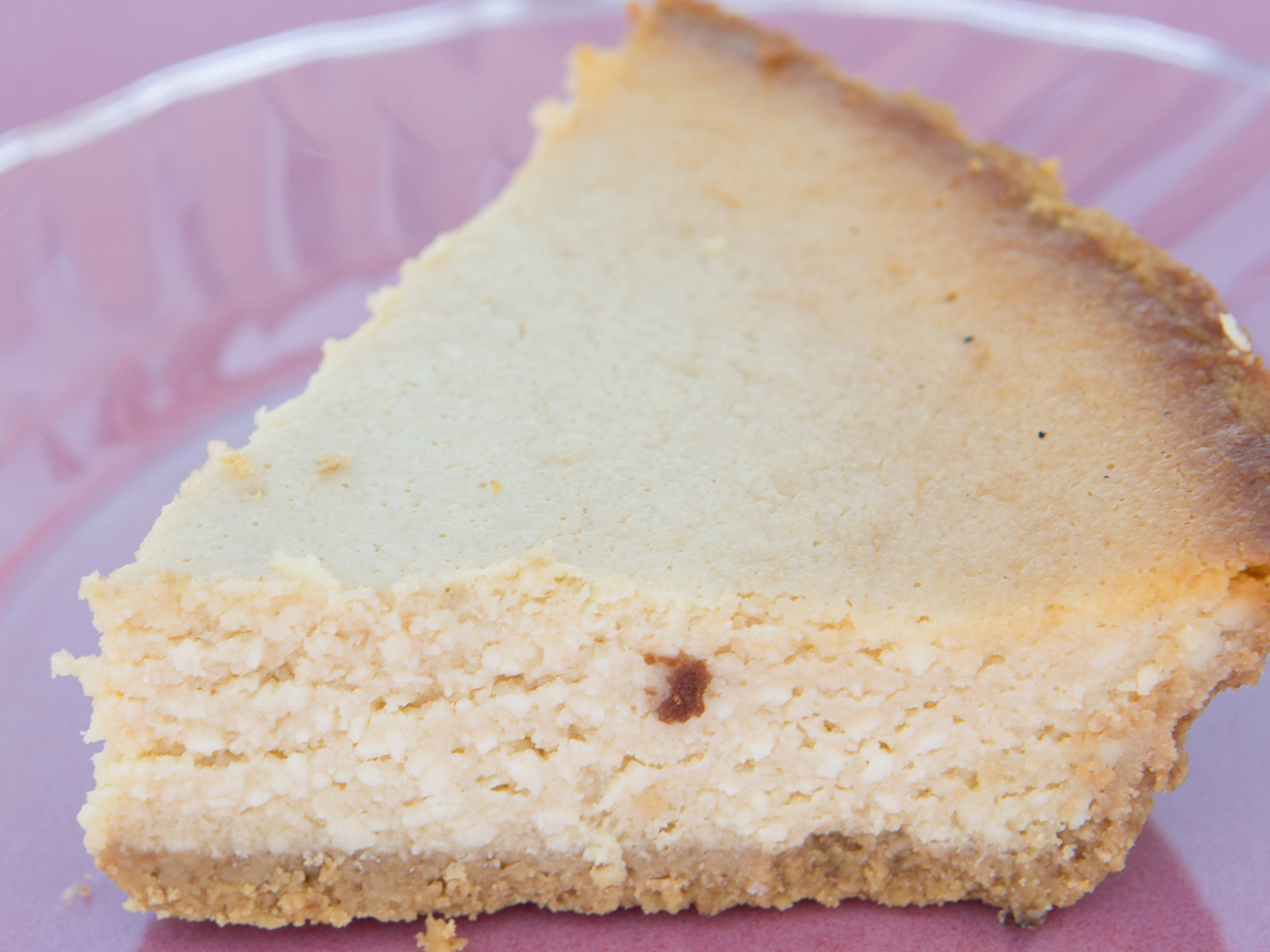Order Slice of Cheesecake food online from Papa G's Pizza, Pasta Cafe store, Wildomar on bringmethat.com