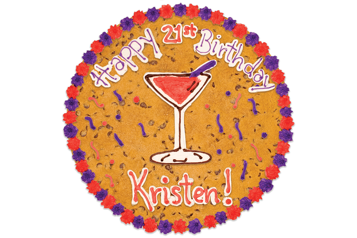 Order #415: Birthday Martini food online from Nestle Toll House store, Friendswood on bringmethat.com