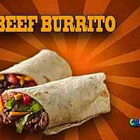 Order Beef Fajita Burrito food online from Crazy Fruits 3 store, Austin on bringmethat.com
