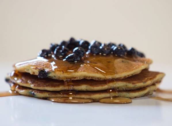 Order Blueberry Pancakes food online from National Coney Island store, Grosse Pointe on bringmethat.com