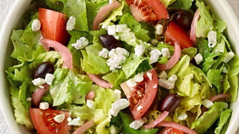 Order Greek Salad food online from Pizza Express store, Chester on bringmethat.com