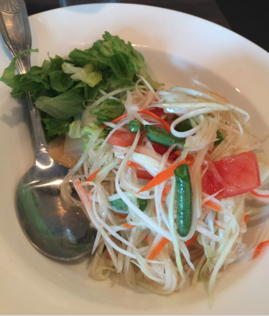 Order Papaya Salad food online from Amazing Thai Restaurant store, North Las Vegas on bringmethat.com