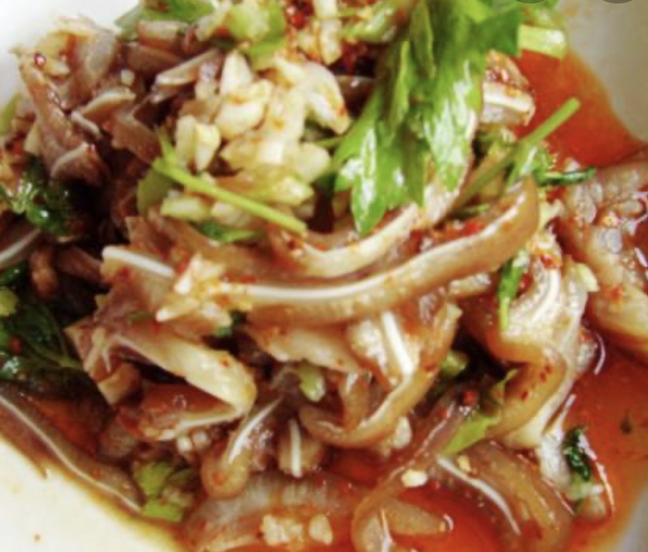 Order Mala Pork Ear food online from You & Mee Noodle House store, Boulder on bringmethat.com