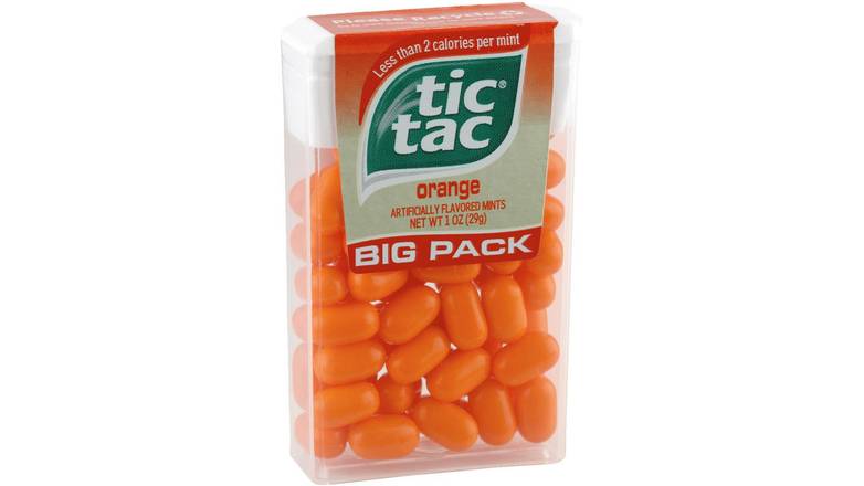 Order Tic Tac Big Pack Orange food online from Trumbull Mobil store, Trumbull on bringmethat.com