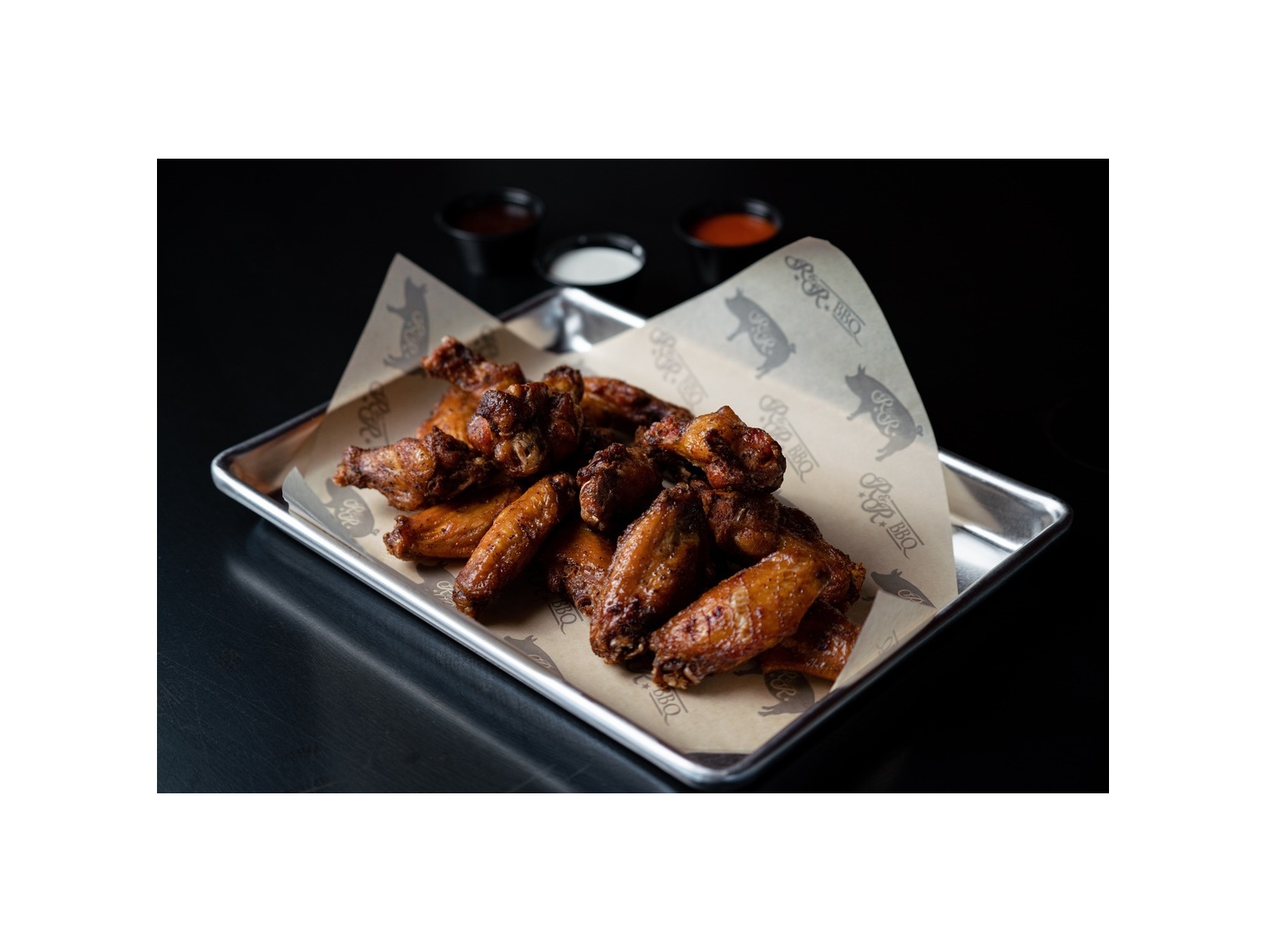 Order 1/2 Order Smoked Wings food online from R & R Bbq store, North Salt Lake on bringmethat.com