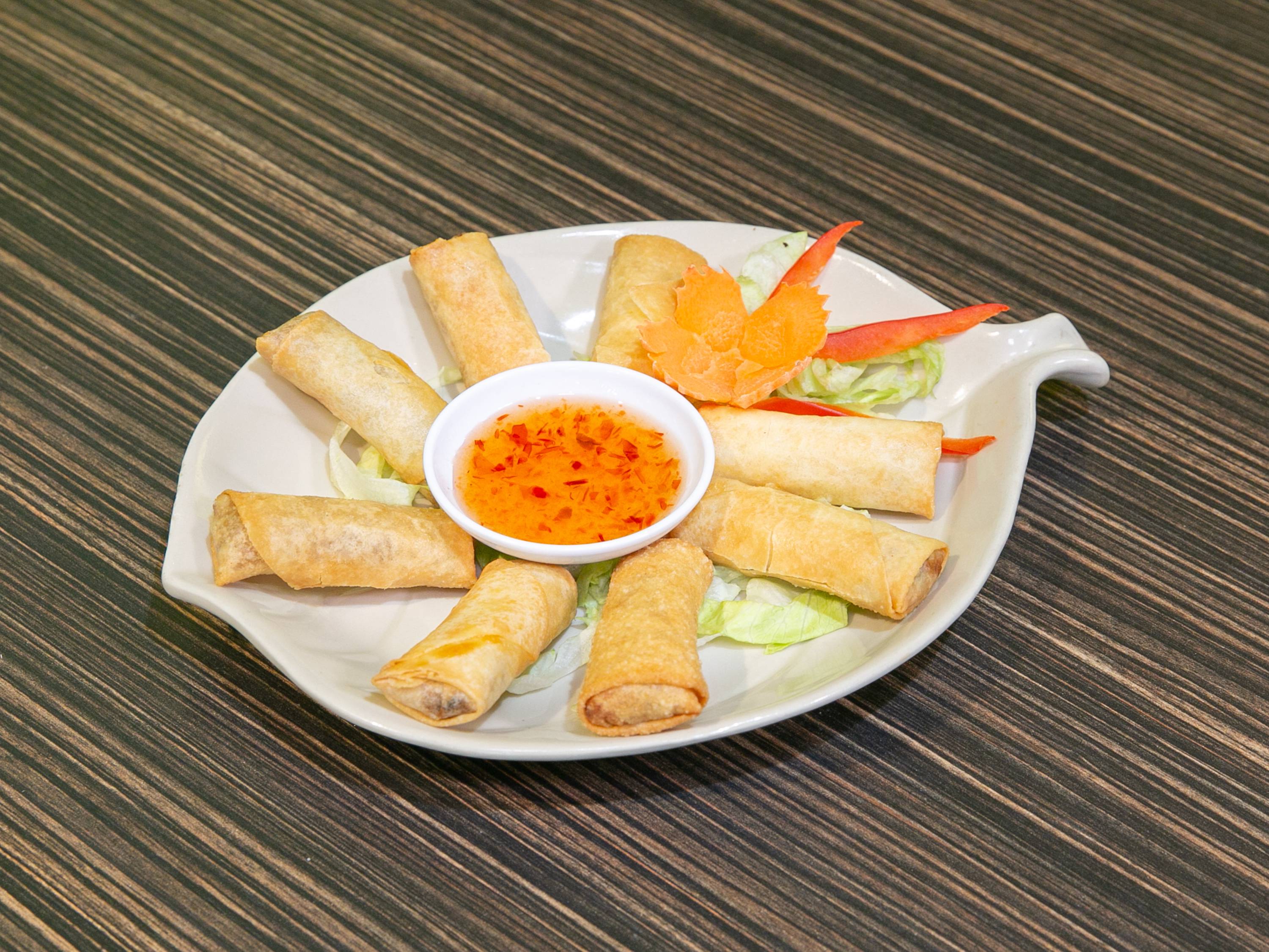 Order 3. Chicken Egg Rolls food online from The thai grill & noodle bar store, Chicago on bringmethat.com