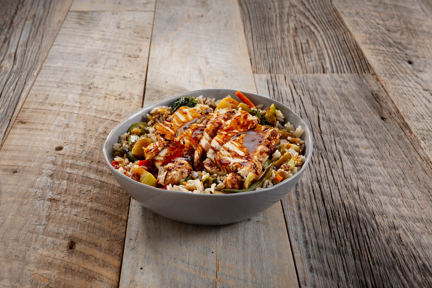Order Bourbon Chicken Bowl Meals food online from Fussell Cake Company store, Dacula on bringmethat.com