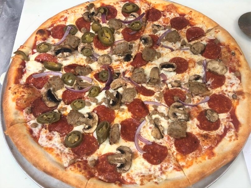 Order 16" Airborne Ranger Pizza food online from Bombshells Austin store, Austin on bringmethat.com