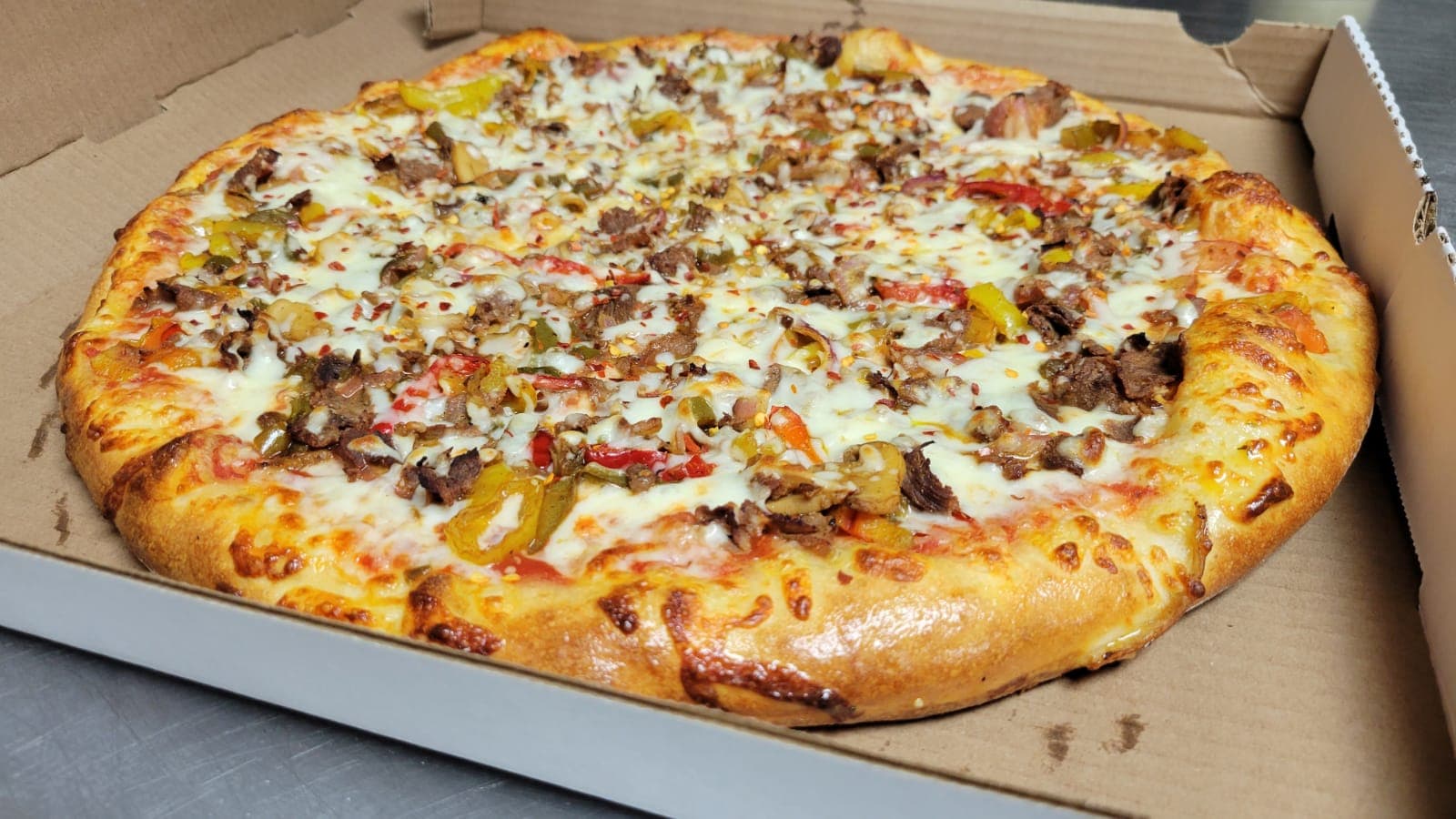 Order X-large 16" Cheese Pizza food online from Castello Pizza store, Columbus on bringmethat.com