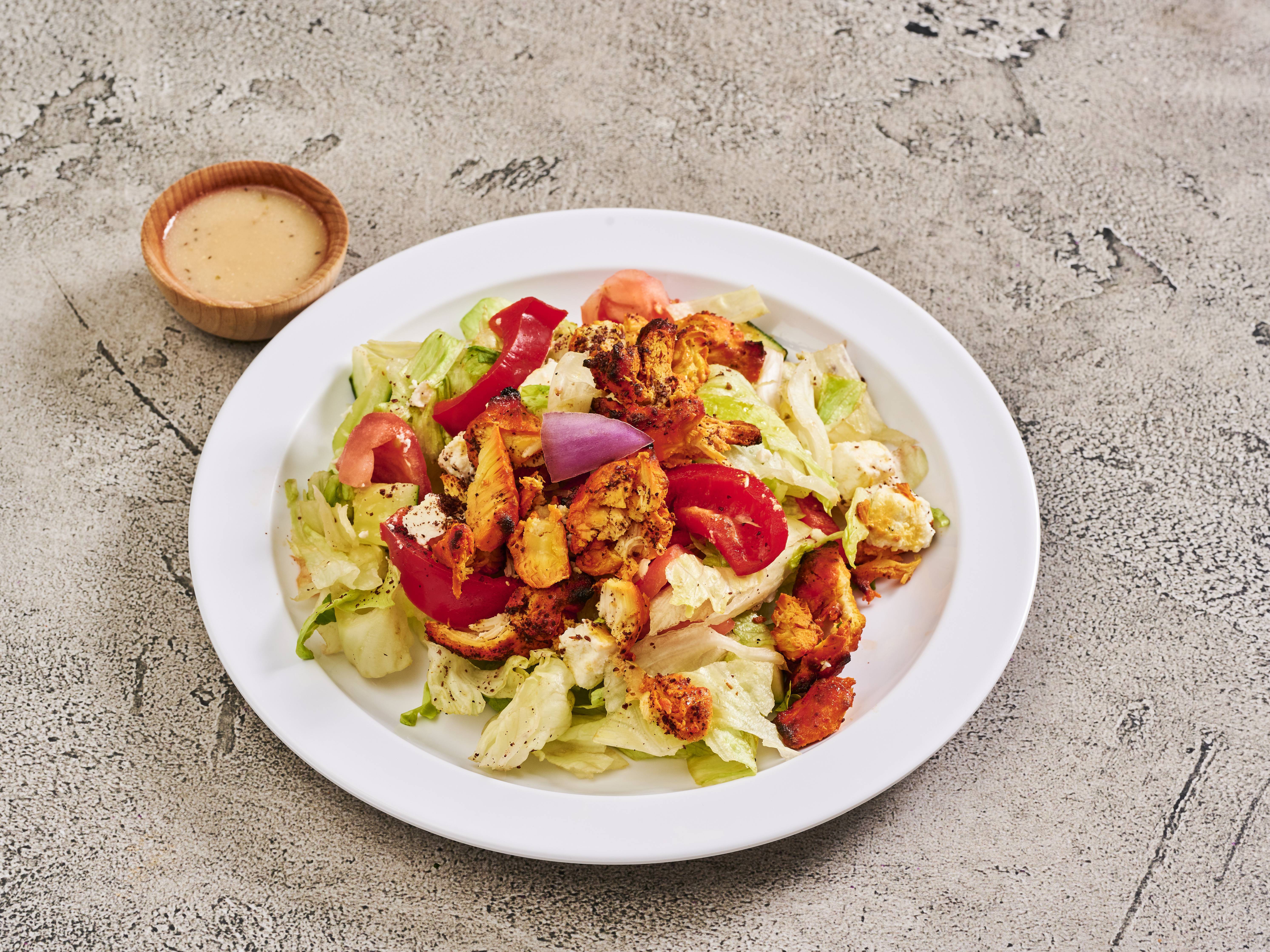Order S1. Chicken Caesar Salad food online from Food Corner Kabob House store, Arlington on bringmethat.com