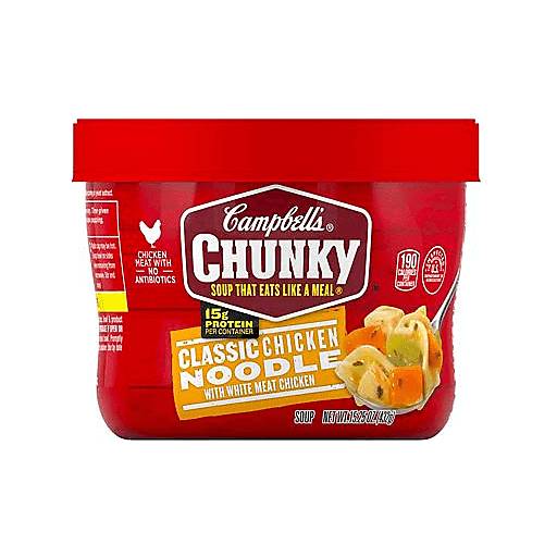 Order Campbell's Chunky Classic Chicken Noodle Soup (15.25 OZ) 134373 food online from Bevmo! store, Albany on bringmethat.com