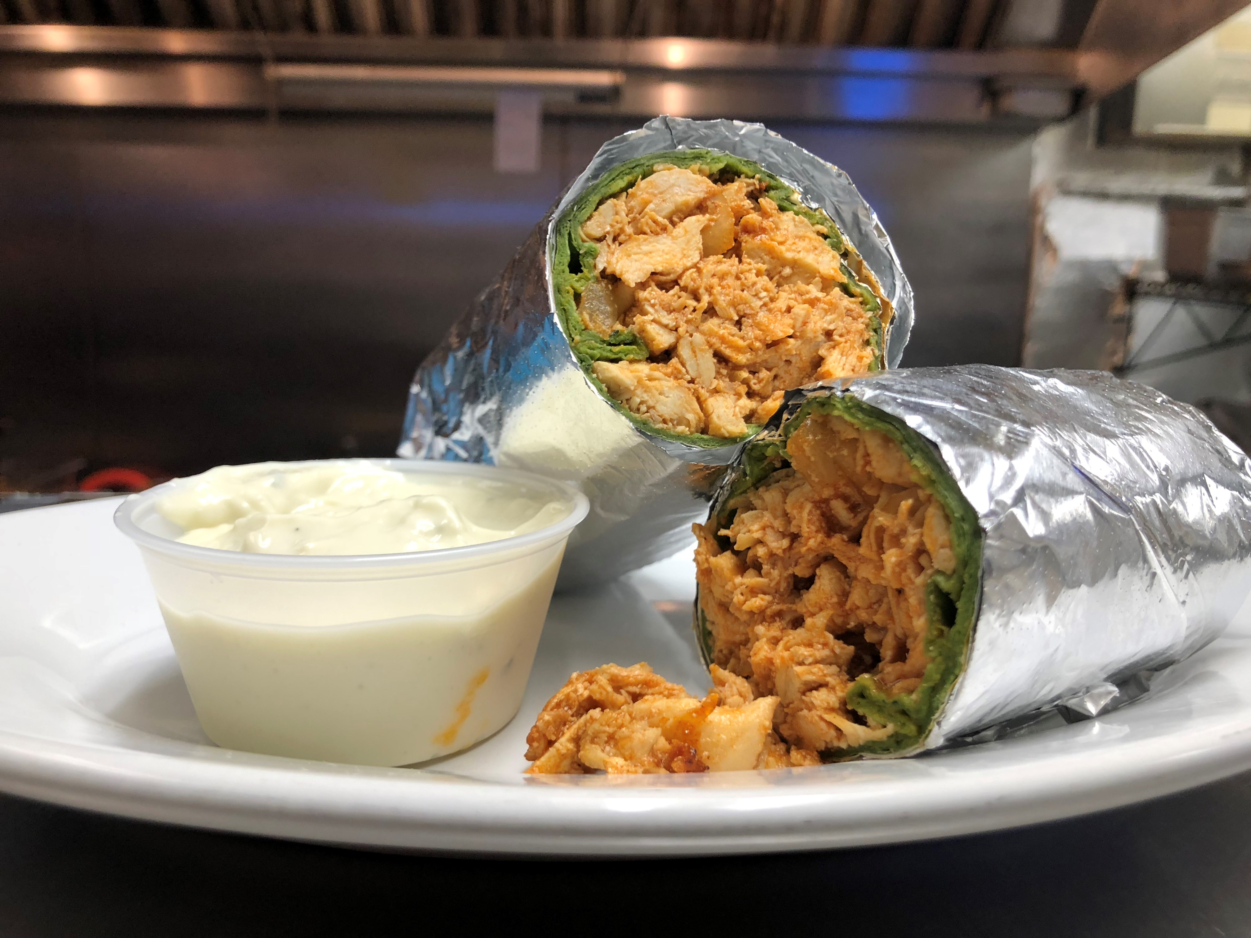 Order Buffalo Chicken Wrap food online from The Wrap Shack On The Square store, Philadelphia on bringmethat.com