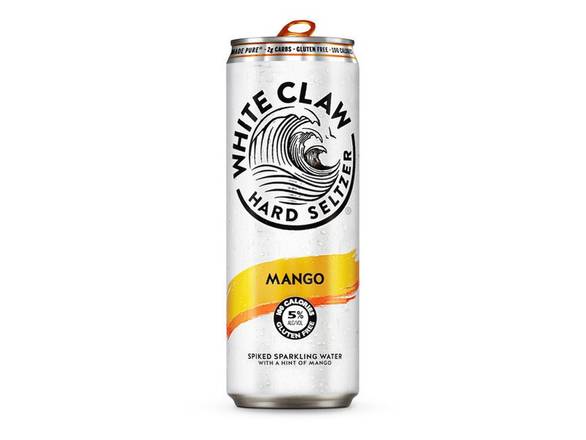 Order White Claw Mango Hard Seltzer - 6x 12oz Cans food online from Liquor & Tobacco store, Batavia on bringmethat.com
