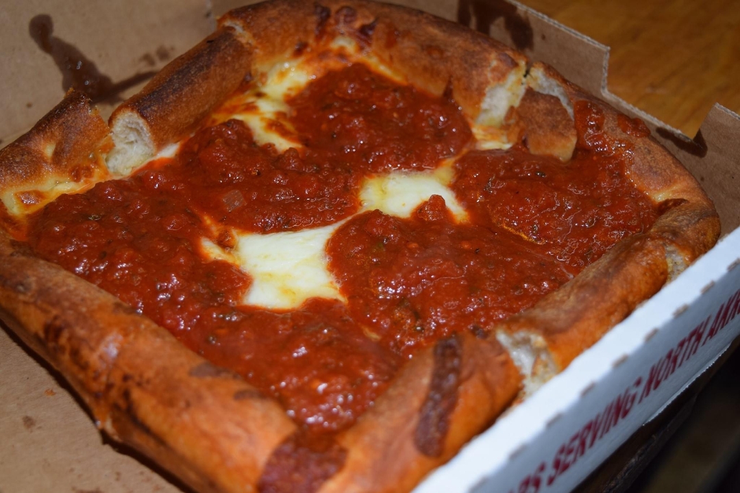 Order SMALL DEEP DISH food online from Rasicci Pizza store, Akron on bringmethat.com