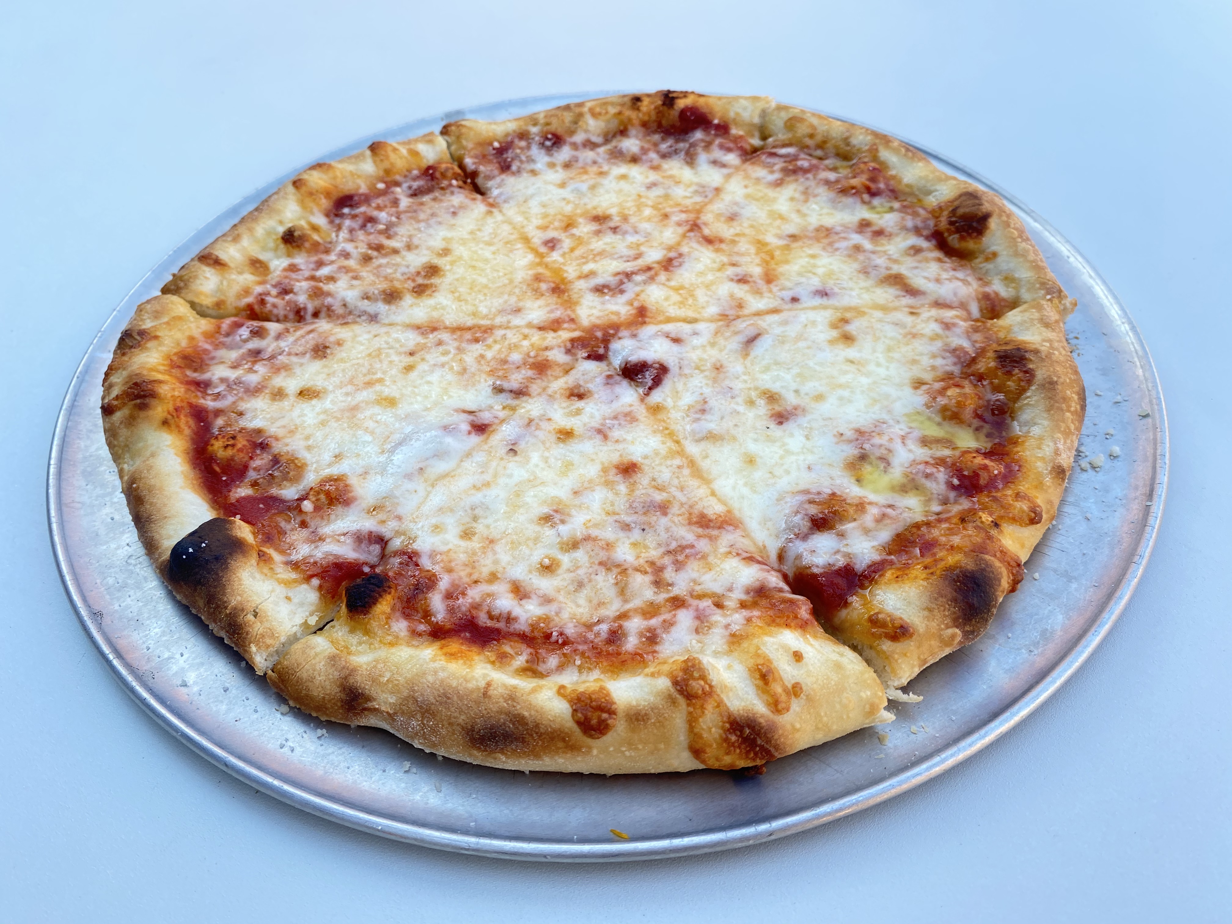 Order Plain Cheese Pizza food online from Margherita's restaurant store, Hoboken on bringmethat.com