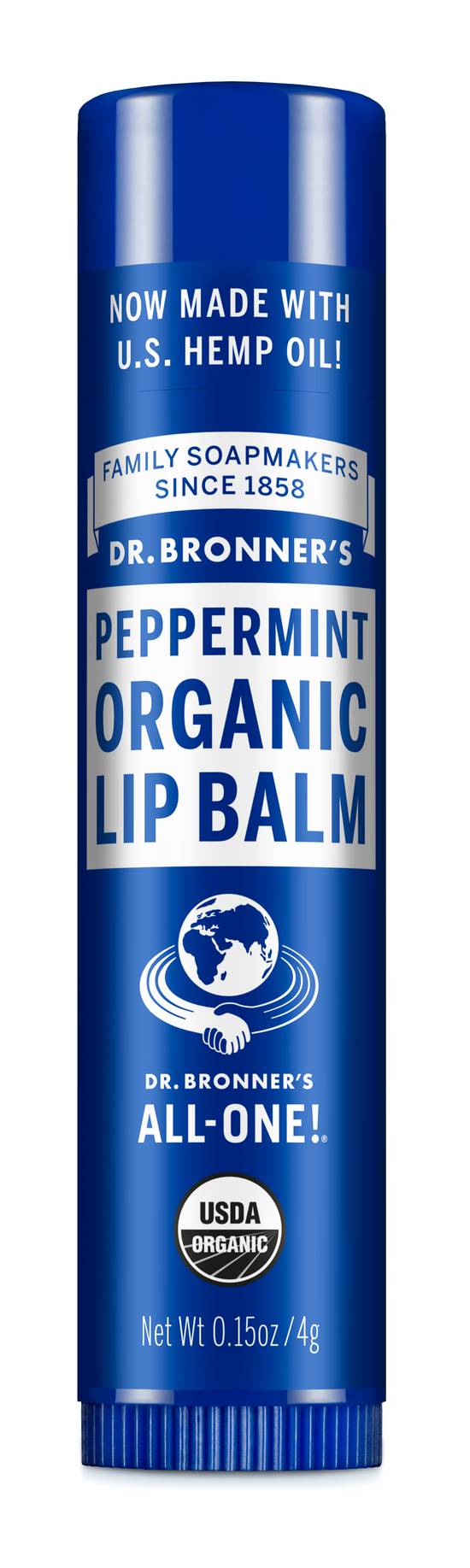 Order Dr Bronners Organic Peppermint Lip Balm (0.15 oz) food online from Rite Aid store, Willard on bringmethat.com