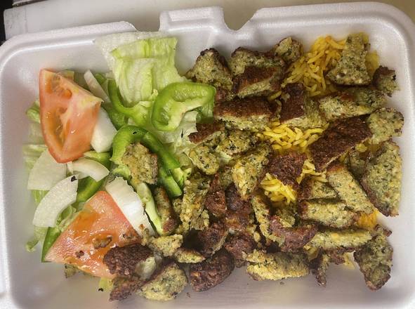 Order Falafel Over Rice food online from Kennedy Fried Chicken store, Monticello on bringmethat.com