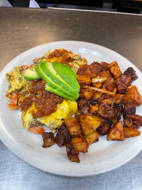 Order Chorizo Scramble food online from Bill Cafe store, Fremont on bringmethat.com