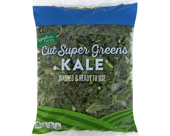 Order Signature Farms · Super Greens Cut Kale (10 oz) food online from Safeway store, Vallejo on bringmethat.com
