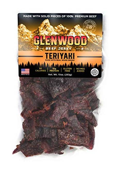 Order Glenwood Beef Jerky Teriyaki food online from Exxon Food Mart store, Port Huron on bringmethat.com