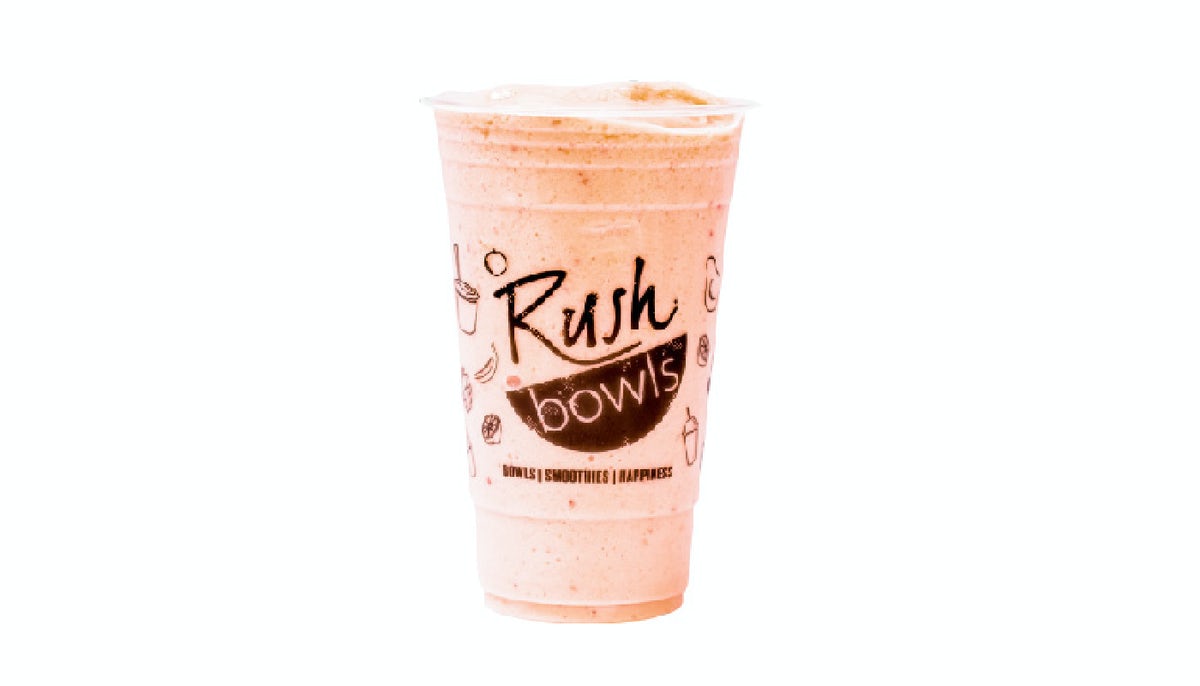 Order Strawberry Sunrise food online from Rush Bowls store, Raleigh on bringmethat.com