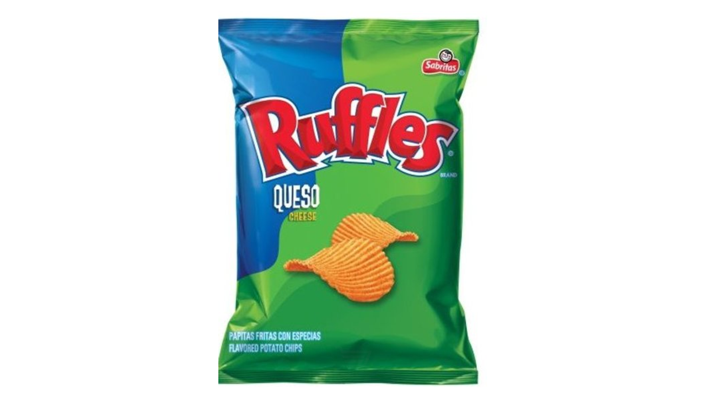 Order Ruffles Queso Cheese Flavor 6.5oz food online from Plaza Market store, Baldwin Park on bringmethat.com