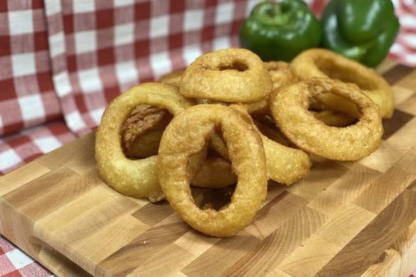 Order Onion Rings food online from Manny & Olga's Pizza store, Wheaton on bringmethat.com