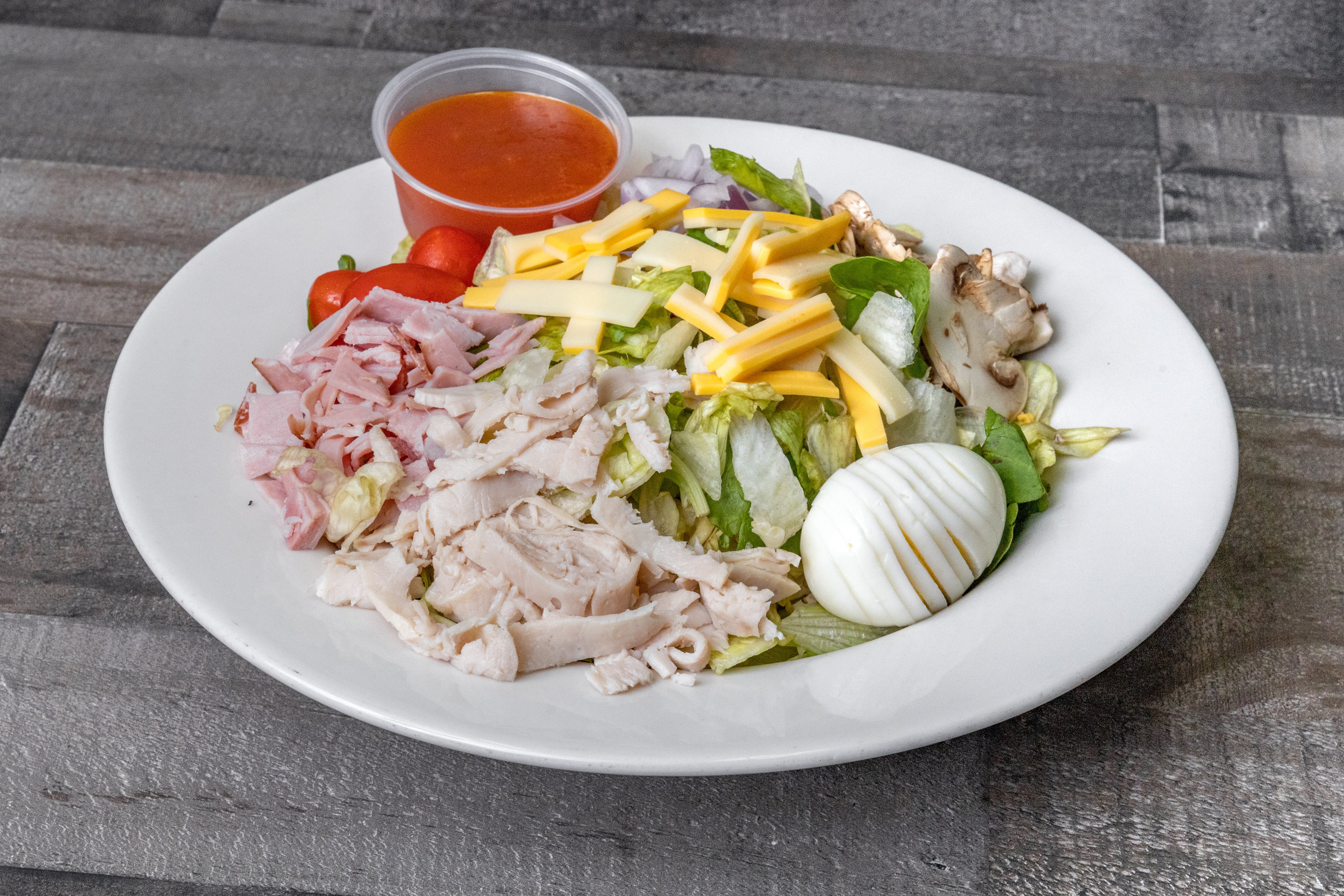 Order Chef's Salad - Large food online from Jimmy's Pub store, East Lansing on bringmethat.com