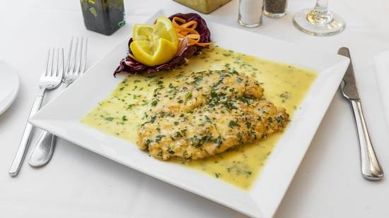 Order Pollo Martini Entree food online from Antica store, New York on bringmethat.com