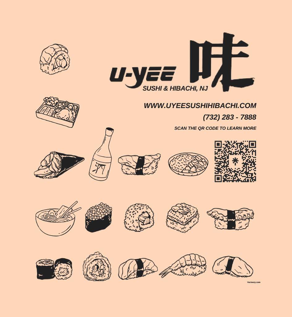 Order Beige Tote Bag food online from U-Yee Sushi & Hibachi store, Woodbridge Township on bringmethat.com