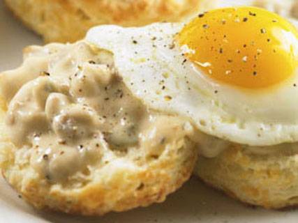 Order Biscuit & Gravy food online from Chicago Post Cafe store, Toledo on bringmethat.com