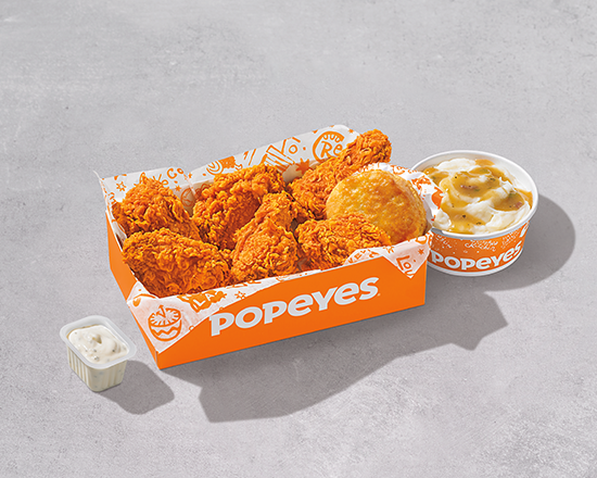 Order NEW 6PC Ghost Pepper Wings Dinner food online from Popeyes Chicken and Biscuits store, Atlanta on bringmethat.com
