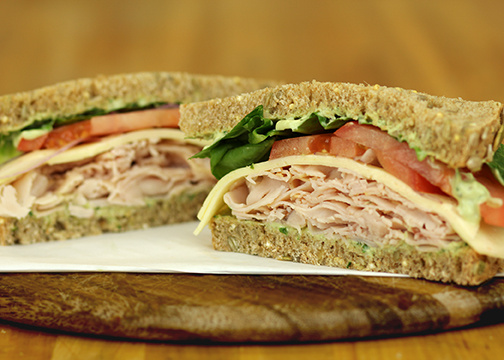 Order Smoked Turkey Goddess Sandwich food online from Great Harvest Bread Co. store, Tempe on bringmethat.com