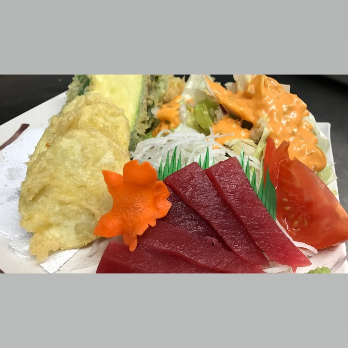 Order Sashimi Tempura Combo food online from Noshi Sushi store, Los Angeles on bringmethat.com